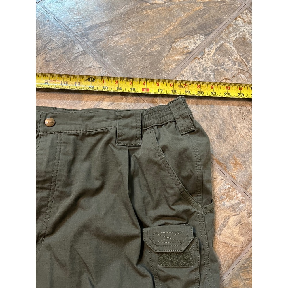 5.11 Tactical Taclite Pro Cargo Pants Mens 42x30 Green Ripstop 74273 - Picture 7 of 10